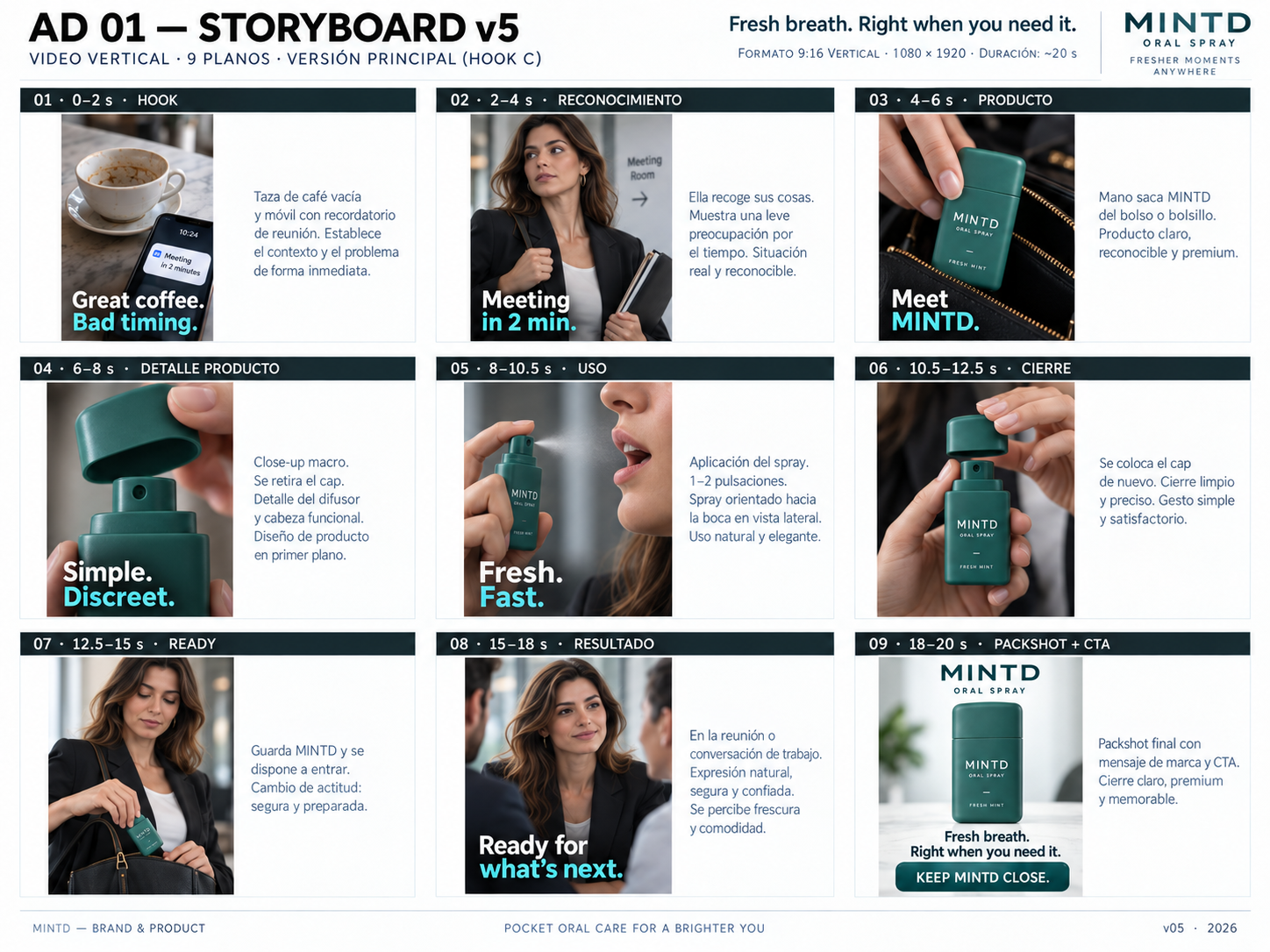AD 01 · Storyboard · Problem / Solution
